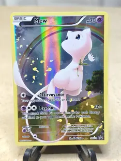 Mew XY110 Black Star Promo Full Art Holo Pokemon TCG 2016 - Image 4