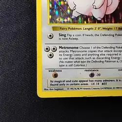 Pokemon TCG Clefairy Base Set 5/102 Shadowless Holo Rare MP - Image 5
