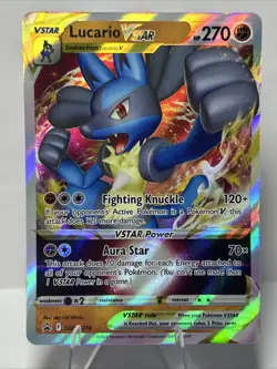 Lucario VSTAR SWSH214 Promo Pokemon SWSH: Sword & Shield English Near Mint - Image 1