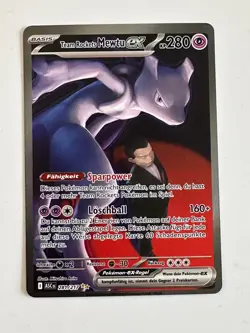 Team Rockets Mewtu EX ASC281/217 SAR Pokemon TCG Sammelkarte Deutsch Near Mint - Image 1