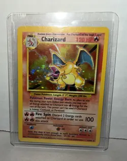 1999 POKEMON CHARIZARD BASE SET HOLO 4/102 - RARE - Image 3