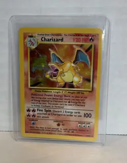 1999 POKEMON CHARIZARD BASE SET HOLO 4/102 - RARE - Image 4
