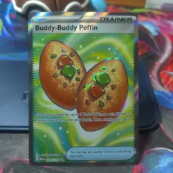 Buddy-Buddy Poffin 167/132 – ME01 Mega Evolution Holo – NM Pokemon TCG - Image 1