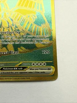 Wo-Chien ex Full Art Gold HR 240/091 Pokemon TCG Paldean Fates Gold Hyper Rare - Image 3