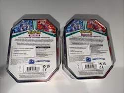 Pokemon TCG Paldea Legends 4-Pack Tin Set - Koraidon ex & Miraidon ex - Sealed - Image 2