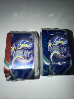 Pokemon TCG Paldea Legends 4-Pack Tin Set - Koraidon ex & Miraidon ex - Sealed - Image 3
