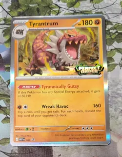 Pokemon TCG - Tyrantrum Promo - MEP EN 066 - Stage 2 - 180 HP - Stamped Holo - Image 1