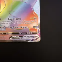 Pokemon 2021 Greedent VMAX 272/264 Rainbow Secret Fusion Strike - Image 4