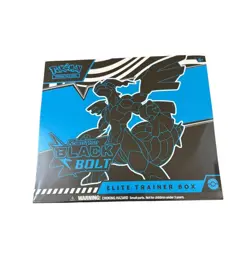 Pokemon TCG Scarlet & Violet Black Bolt Elite Trainer Box! NEW! SEALED! ETB! - Image 1