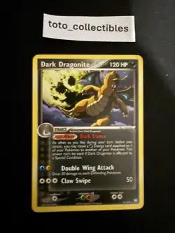 Pokemon Dark Dragonite EX Team Rocket Returns 015/109 Non-Holo Rare 2004 LP-NM - Image 1