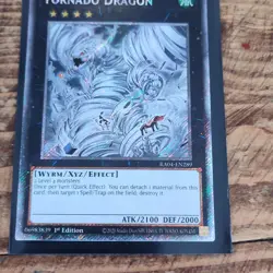 Yu-Gi-Oh! Tornado Dragon RA04-EN289 1st Edition Xyz/Effect ATK2100 DEF2000 - Image 1