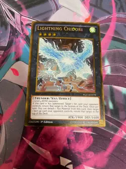 YUGIOH - LIGHTNING CHIDORI - PGL3 - GOLD RARE - NM - 1ST ED - Image 1