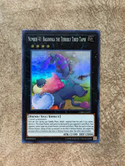 Number 41 Bagooska the Terribly Tired Tapir BIBR-EN097 Yu-Gi-Oh Unlimited NM - Image 1