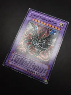 YUGIOH 2007 | CYBER END DRAGON | STON-DESE1 | LIMITED EDT | GERMAN | VG-GD (PL) - Image 3