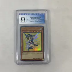 YuGiOh Dark Magician Girl Lost Art Promo LART-EN035 Ultra Rare CGC 8.5 - PSA BGS - Image 1