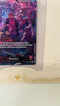 ONE PIECE Card TCG English 2nd Anniversary Shanks Alt Art Leader OP09-001 - Image 4