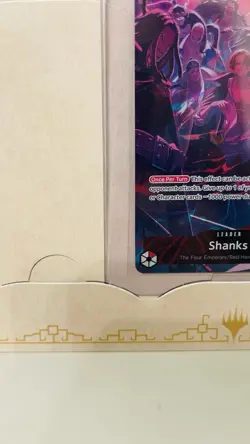 ONE PIECE Card TCG English 2nd Anniversary Shanks Alt Art Leader OP09-001 - Image 5