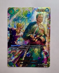ONE PIECE TCG RORONOA ZORO SP OP14 BUBBLE ZORO PRB-02-006 - Image 1