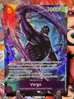 VERGO - One Piece TCG OP14-061 - AA Alt Art Rare R - The Azure Sea's Seven - Image 1