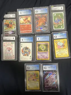 Lot Of CGC Graded Cards Pokemon Modern and Japanese - Image 1