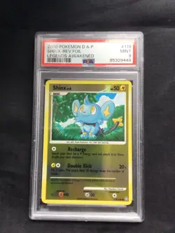 Pokemon Cards: Legends Awakened Reverse Holo: Shinx 118/146 PSA 9 - Image 1