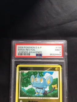 Pokemon Cards: Legends Awakened Reverse Holo: Shinx 118/146 PSA 9 - Image 3
