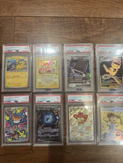 2017-2024 Pokemon Graded 8 Card Graded PSA Lot (Mew, Pikachu And More!) - Image 1