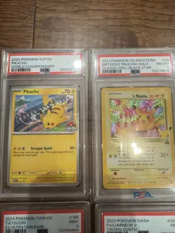 2017-2024 Pokemon Graded 8 Card Graded PSA Lot (Mew, Pikachu And More!) - Image 2