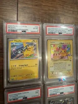2017-2024 Pokemon Graded 8 Card Graded PSA Lot (Mew, Pikachu And More!) - Image 3