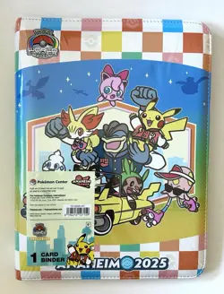 Pokemon 2025 World Championships Anaheim Exclusive Card Binder New - Image 1