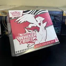 Pokemon Scarlet & Violet White Flare Elite Trainer Box – Reshiram, 60 Cards - Image 1