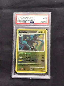 Pokemon Cards: Legends Awakened Reverse Holo: Luxray 8/146 PSA 9 - Image 1