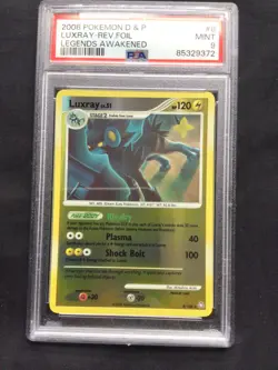 Pokemon Cards: Legends Awakened Reverse Holo: Luxray 8/146 PSA 9 - Image 2