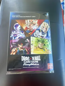 Bandai Dragon Ball Super Card Game Fusion World Premium Leaders Foil Set 2023 - Image 1