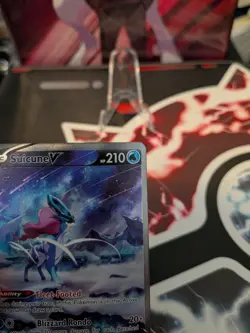 Suicune v Crown Zenith Galarian Gallery Holo Ultra Rare Card GG38 GG70 - Image 2