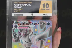 Grimmsnarl VMAX SV117/SV122 Shining Fates Full Art Pokemon Card ACE GEM MINT 10 - Image 3