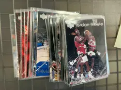 Lot of (33) Upper Deck Michael Jordan Tribute Cards - Image 1