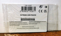 POKEMON PIKACHU 028/078 HOLO RARE POKEMON GO STORE PROMO CARD SEALED - Image 2