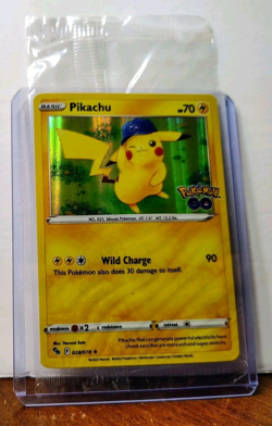 POKEMON PIKACHU 028/078 HOLO RARE POKEMON GO STORE PROMO CARD SEALED - Image 3
