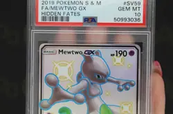 Mewtwo GX SV59/SV94 Hidden Fates 2019 Full Art Pokemon Card GEM MINT PSA 10 - Image 3