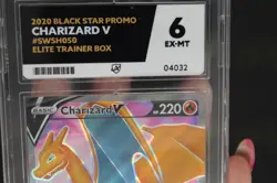 Charizard V SWSH050 Black Star Promo Full Art 2020 ETB Pokemon Card EX-MT ACE 6 - Image 3