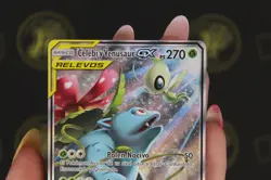 Celebi & Venusaur GX SM167 Tag Team Black Star Promo Pokemon Card SPANISH NM - Image 3