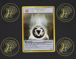 Metal Energy Japanese Neo Genesis 2000 Holo Rare WOTC Pokemon Trading Card NM - Image 1