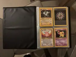 Pokemon Original Trading Card Binder 1999 WOTC - Cards Included - Image 5