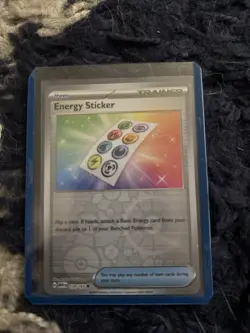 Pokemon TCG Energy Sticker Scarlet Violet-151 Reverse Holo Uncommon Card 159/165 - Image 1