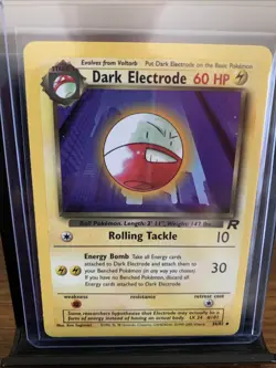 Pokemon Dark Electrode TCG Card 34/82 Lightly Played Condition - Image 2