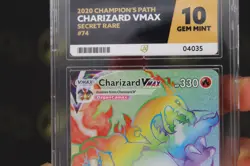 Charizard VMAX 074/073 Champion’s Path Secret Rare Pokemon Card GEM MINT ACE 10 - Image 4