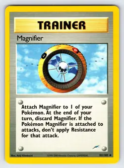 Magnifier 101/105 2002 Neo Destiny Pokemon Card TCG Nintendo WOTC Vintage - Lp - Image 1
