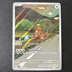 Pokemon TCG Kangaskhan Destined Rivals 204/182 Illustration Art Trading Card - Image 1
