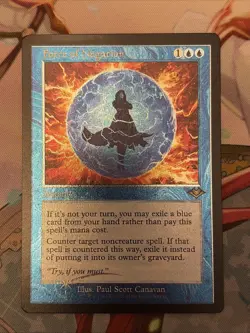 Force of Negation (Foil Etched) Double Masters 2022 NM MTG - Image 1